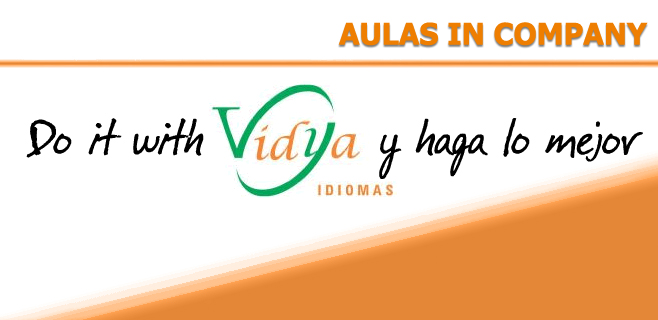 banner Aulas In Company Vidya Idiomas